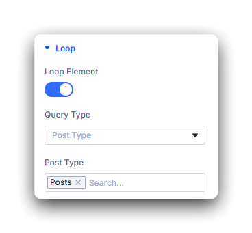 Insert a Loop Builder layout for Posts