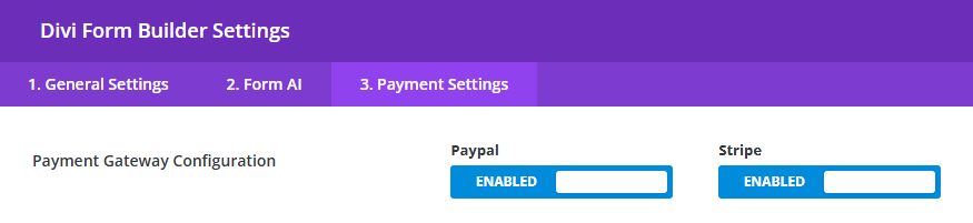 Enable Payment Gateways
