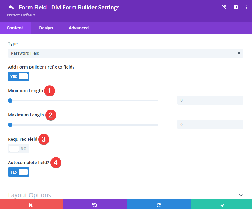 Customize Password Field