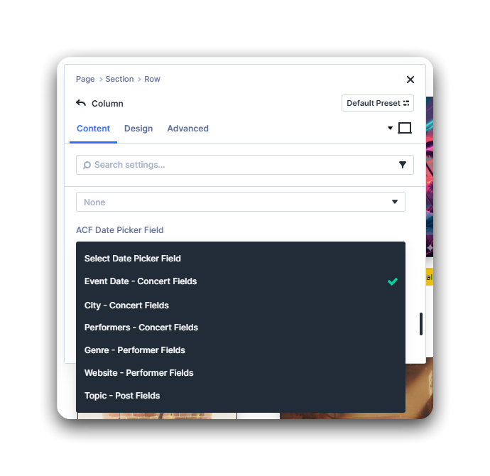 Adjust Loop Extender settings in the Loop accordion
