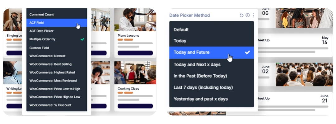 The Divi Loop Extender panels inside the Divi 5 Loop Builder