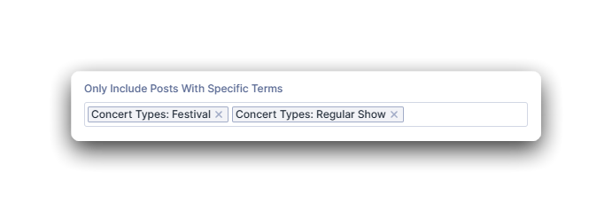 Select multiple terms in taxonomy settings