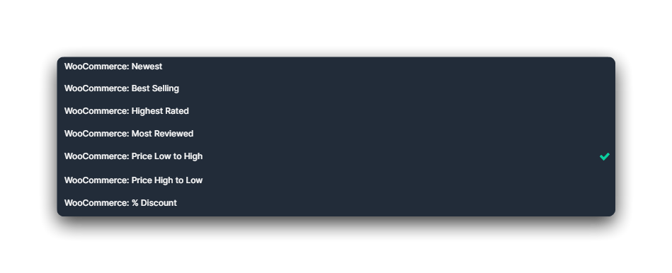 Set a WooCommerce-specific sort rule in Loop Extender