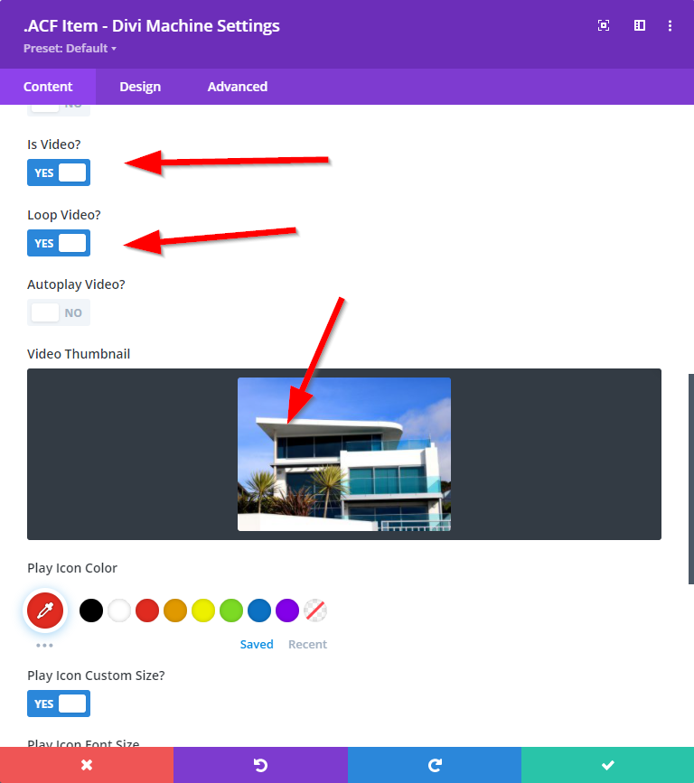 Thumbnail Image setting for self-hosted video