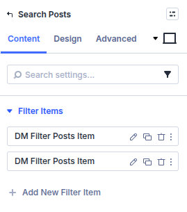 Search Posts module