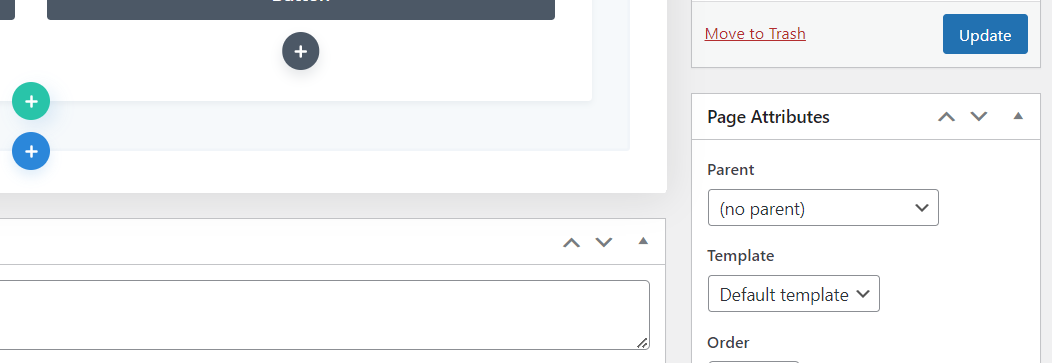 Default template assignment