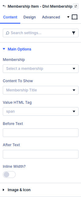 Membership Item