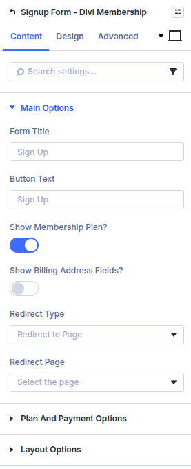 Signup Form